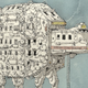 Illustration for article titled Darling Illustrations of Star Wars Imperial Walkers Reimagined as Buses and Taxis